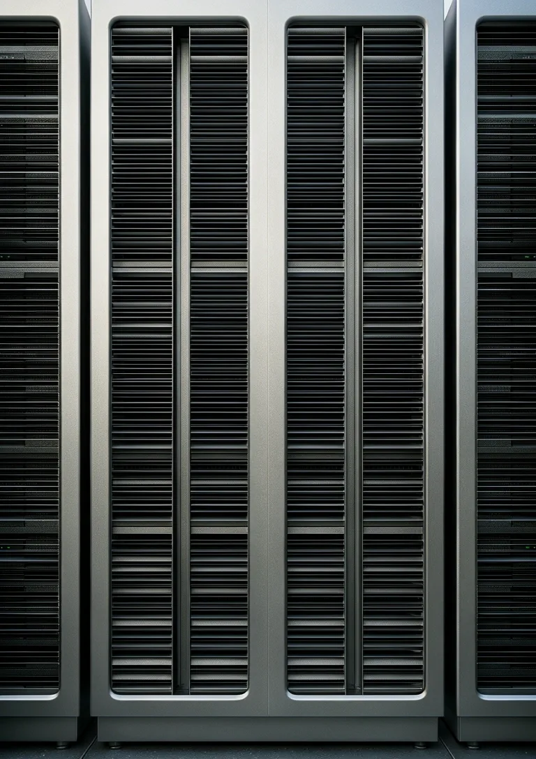 High-end server infrastructure detail